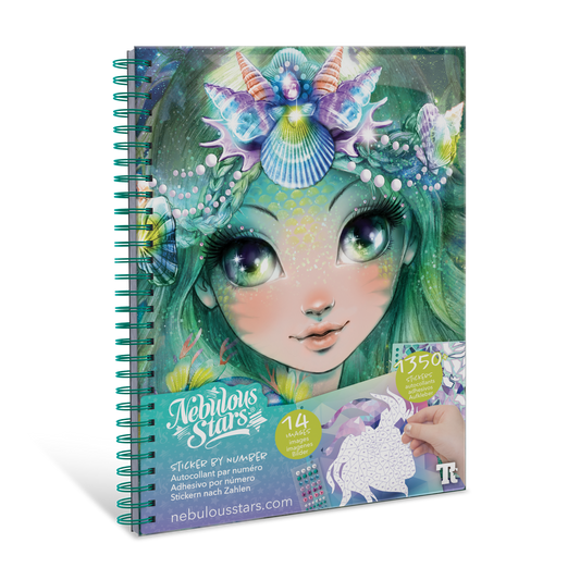 Творческа книга, рисуване със стикери, Мариния