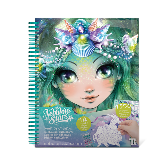 Творческа книга, рисуване със стикери, Мариния