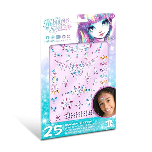 Цветни стикери със скъпоценни камъни за тяло