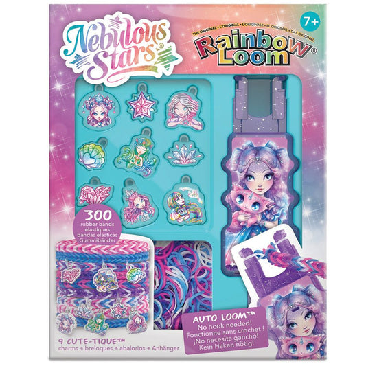 Комплект за плетене на гривни и талисмани с ластици - Rainbow Loom