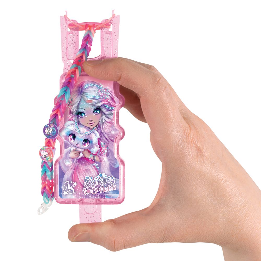 Комплект за плетене на гривни с мъниста и ластици - Rainbow Loom