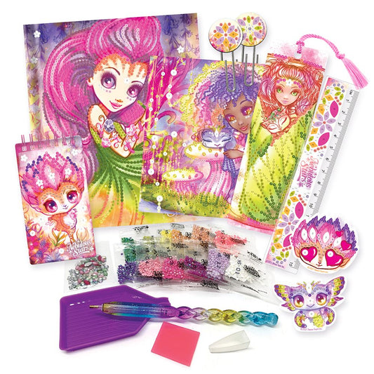 Комплект за рисуване с блестящи камъни, Петулия