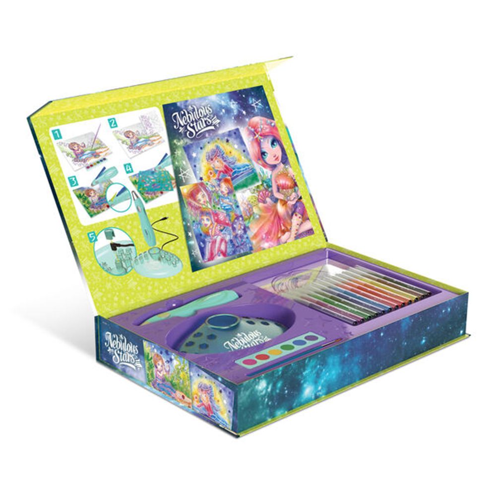 Комплект за рисуване с електрическа писалка, Коралия