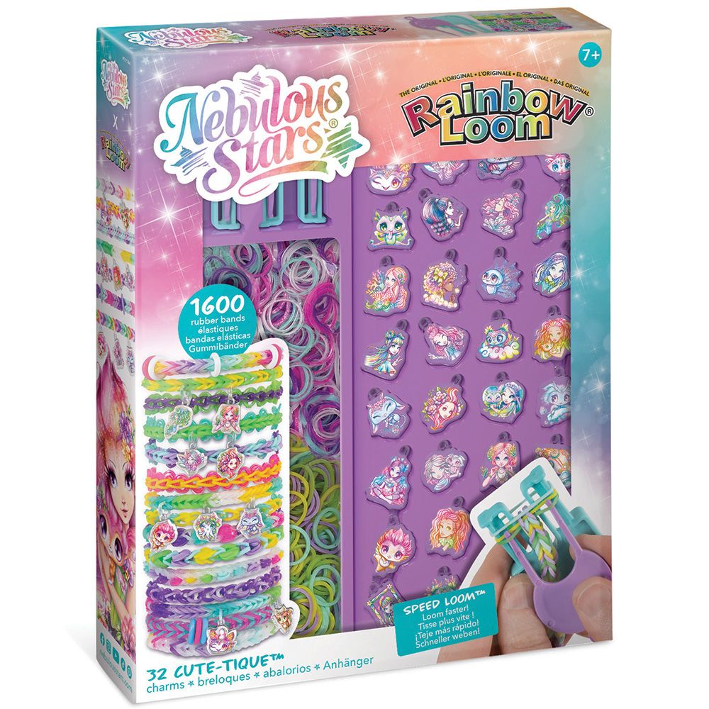Комплект за плетене на гривни с талисмани - Rainbow Loom