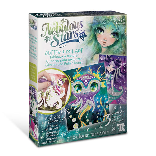 Изкуство с блестящ пясък и фолио, Мариния